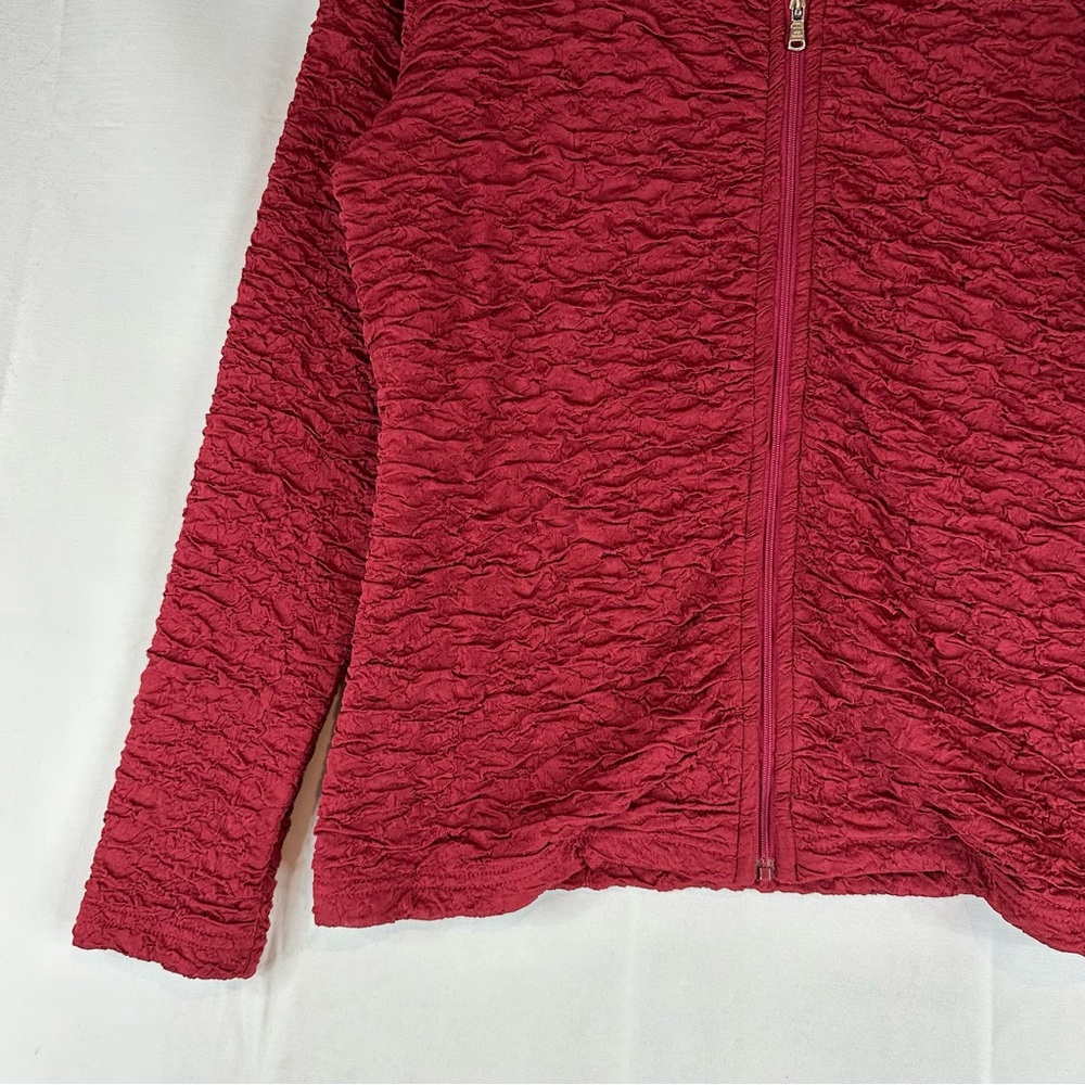 ERIN LONDON Women’s Size S Jacket Lightweight NWT Full Zipper Stretch Ruching - Picture 13 of 14